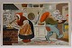 Julepostkort: 
Nissemor laver 
æbleskiver. 
Tegnet 
af.Carl.Røgind 
i 1914. I god 
stand