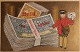 Postkort: 
Postbud ønsker 
Held og Lykke 
til Nytår. I 
god stand