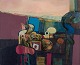 John Picking 
(f. 1939 
Wigan), engelsk 
maler.
Olie på 
lærred. 
Abstrakt 
komposition med 
...
