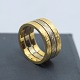 C. Antonsen; 
Bred ring i 18 
kt. guld og 
hvidguld. Ring 
str. ca. 59. 
Ring b. 1 cm. 
Stemplet "CA 
...