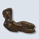 Jens Jacob 
Bregnø figur i 
bronze 
forestillende 
liggende 
kvinde. 
L. 9 cm. H. 
6,3 cm. 
Signeret ...