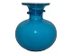 Blue Holmegaard 
Napoli vase.
Designed by 
Michael Bang in 
1970.
Height 9.3 cm.
Perfect ...
