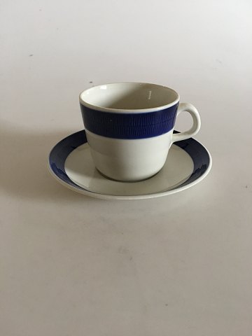 Rørstrand Blå Koka Kaffekop og Underkop