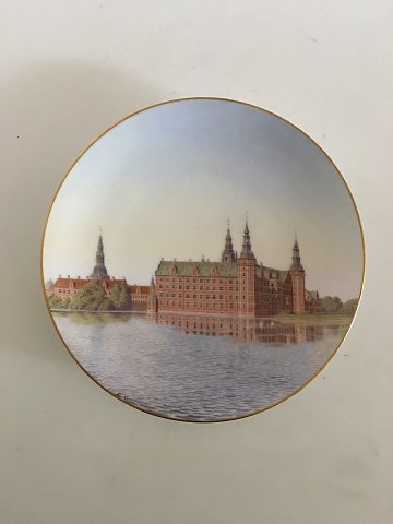 Royal Copenhagen Prospekt motiv af Frederikborg Slot af Emil Orth