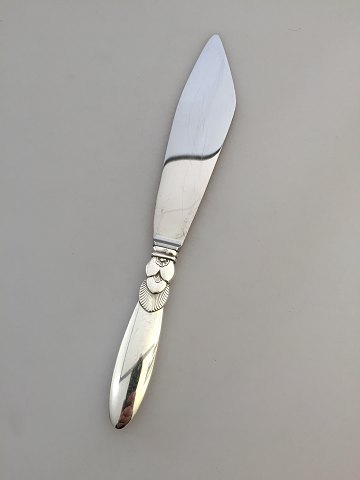 Georg Jensen Kaktus Sterling Sølv Kage Kniv No 196