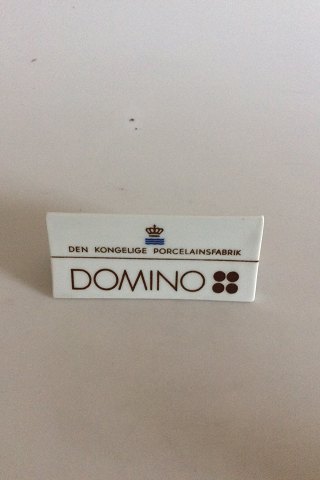 Royal Copenhagen Forhandler Reklame Skilt "Domino"
