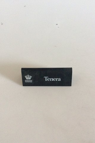 Royal Copenhagen Forhandler Reklame Skilt i Plastik "Tenera"