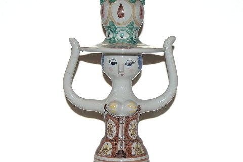 Pottery figure, Hats Dame multicolor ceramics
SOLD