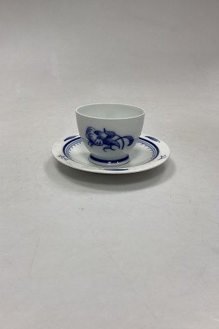 Bing og Grøndahl Jubilæumsstel / Blå Nellike Kaffekop med Underkop