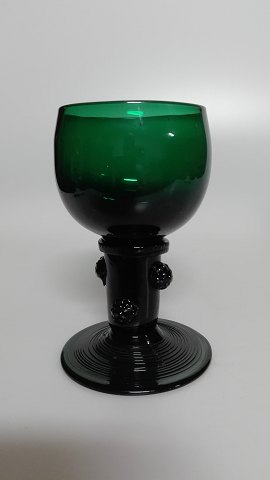Römerglas  mørkegrønt Holmegaard
