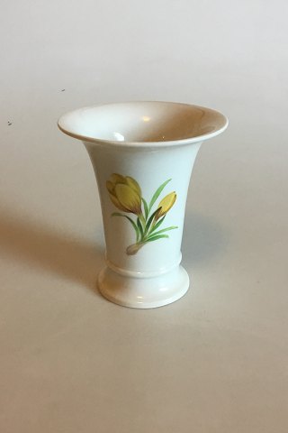 Meissen Vase Hvid med blomsterdekoration