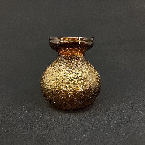 Amber hyacint vase from Fyens Glasswork