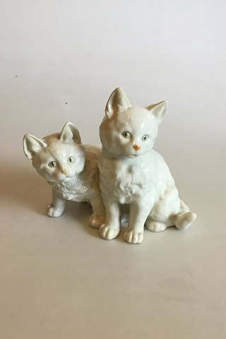 Hutschenreuther Tyskland Figur af to katte