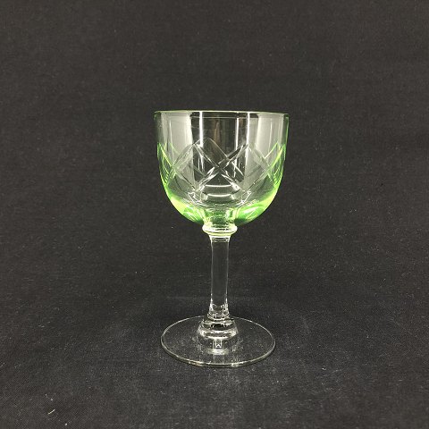 Green Edith white wine glass

