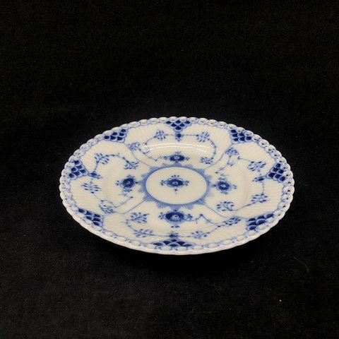 Blue Fluted Full Lace cake plate, 14.5 cm.

