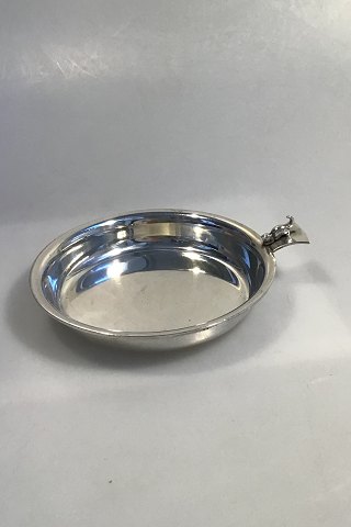 Cohr Sølv Skål/Fad med kat