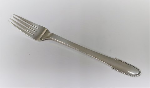 Georg Jensen. Silver cutlery. Sterling (925). Beaded. Lunch Fork. Length 17.3 
cm.
