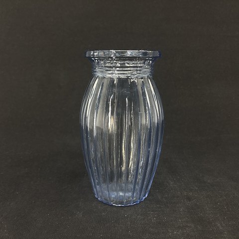 Søblå vase fra Holmegaard