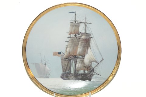 English Ship Plate
Motive: CONSTITUTION