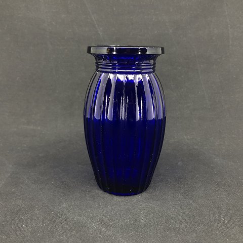 Kobolt blå vase fra Holmegaard