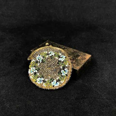 Fine pearl embroidered purse
