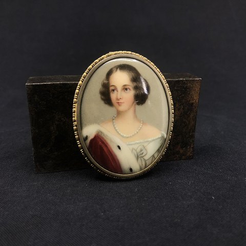 Beautiful miniature of a noblewoman