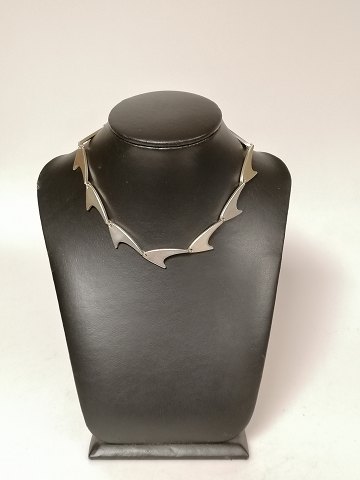 Bent Knudsen led necklace of sterling silver