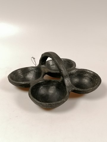 Black clay æbleskivepande18.årh.