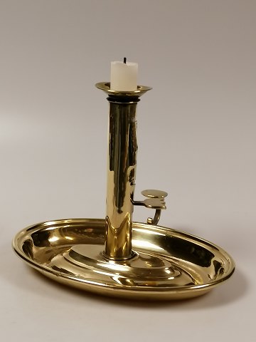 Brass chamber candlestick 19.årh.