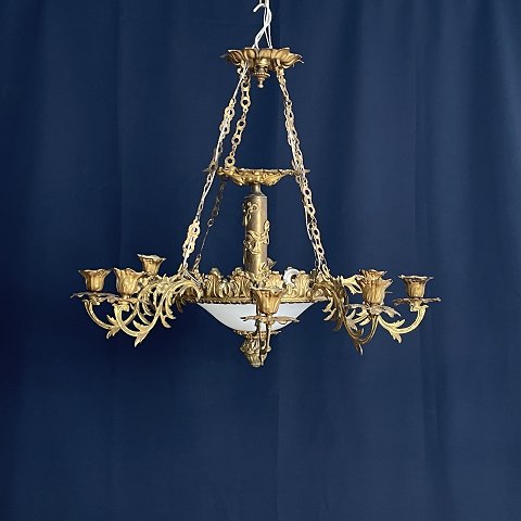 Beautiful gilded French chandelier