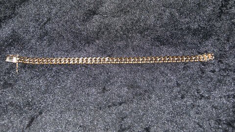 #Panser Armbånd  14 karat Guld længde 18,6 cm