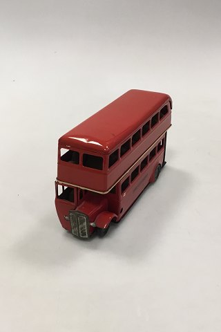 Minic toys Tri-Anc Model af engelsk dobbeltdækkerbus med optræk