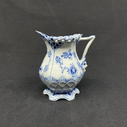 Blue Fluted Full Lace creamer
