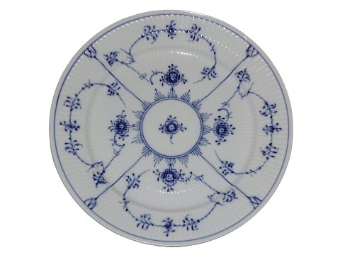 Musselmalet Riflet Ekstra stor middagstallerken 27,5 cm. #627