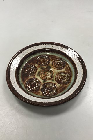 Kingo Keramik Skål med brun dekoration