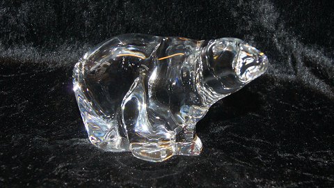 Graverede krystalglasskulptur Isbjørn
Mat Jonnason Sverige
Højde 9,5 cm