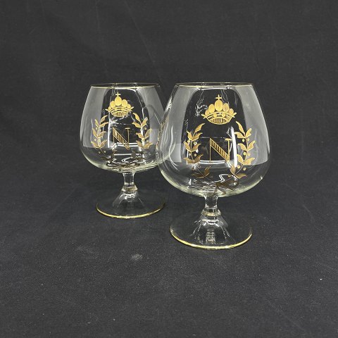 A pair of cognac glasses from Bisquit Dubouche
