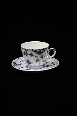 Royal Copenhagen Blue Fluted half-blonde coffee cup.
RC# 1/528. ...