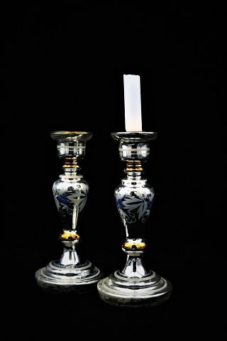 A pair of fantastic fine Swedish 1800s candlesticks in poor man