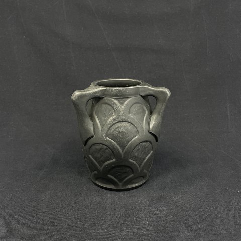 Sortbrændt terracota vase fra L. Hjorth