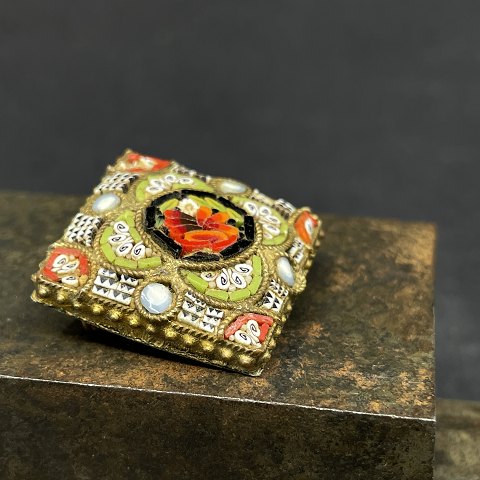 Nice brooch with micro mosaic
