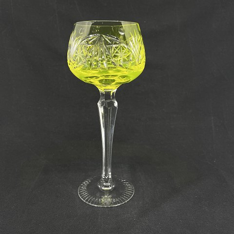 Yellow Röhmer red wine glass