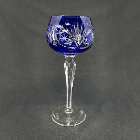 Blue Röhmer red wine glass