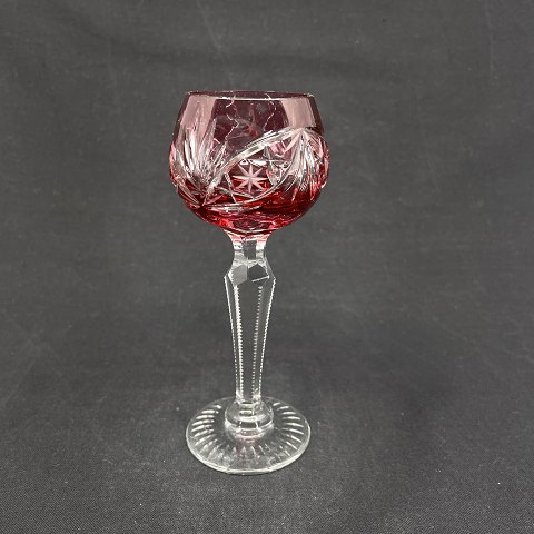 Pink Röhmer cordial glass