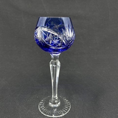 Blue Röhmer cordial glass