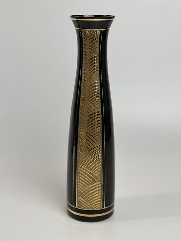 Elegant Art Deco vase af glass, 1930