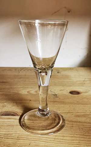 "Nude Virgin" Wine glass from around 1800