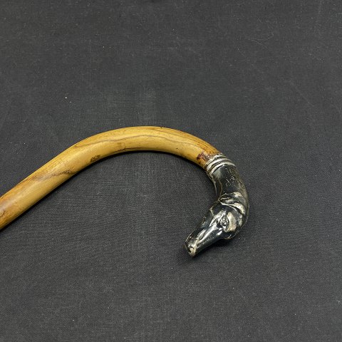 Cane with silver handle