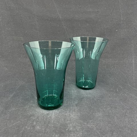 Et par Grøn serie glas