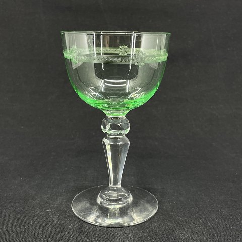 Light green Modeste white wine glass
